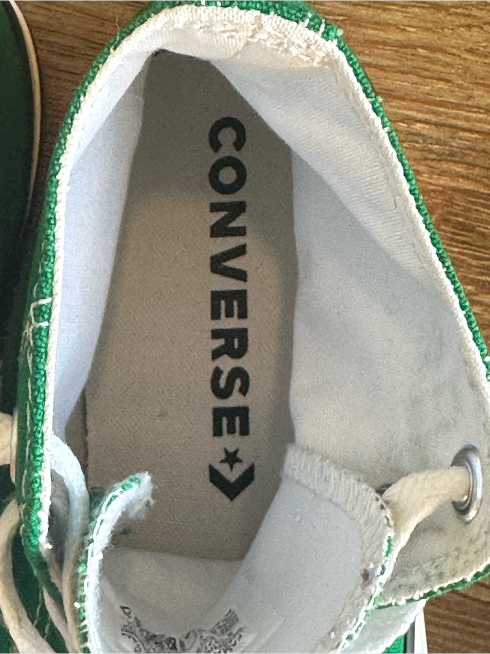 Converse Chuck Taylor All Star High Tops Men’s 5 /Women’s7  Amazon Green - Picture 6 of 10